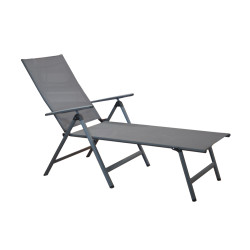 Lit de soleil Ciro gris – Détente assurée