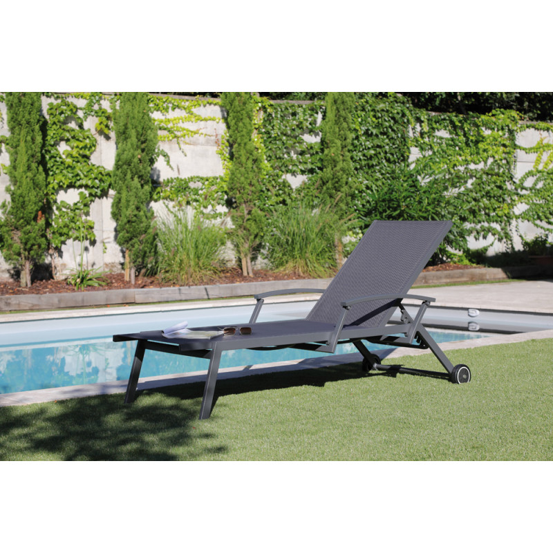 Lit de soleil Florence graphite et gris – Détente assurée
 Lit de soleil Florence graphite et gris – Détente assurée