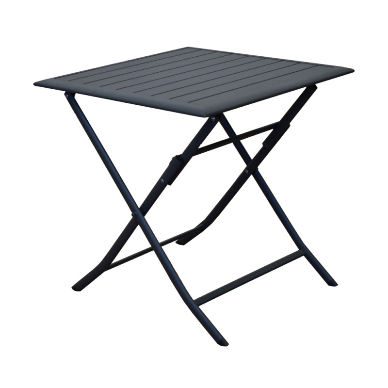 Table de jardin pliante Lorita 70 x 70 x 71 cm