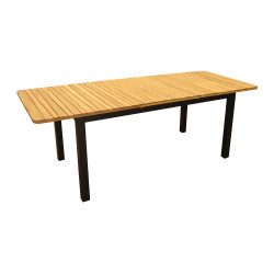 Table de jardin extensible Balito 160-220 x 90 x 75 cm