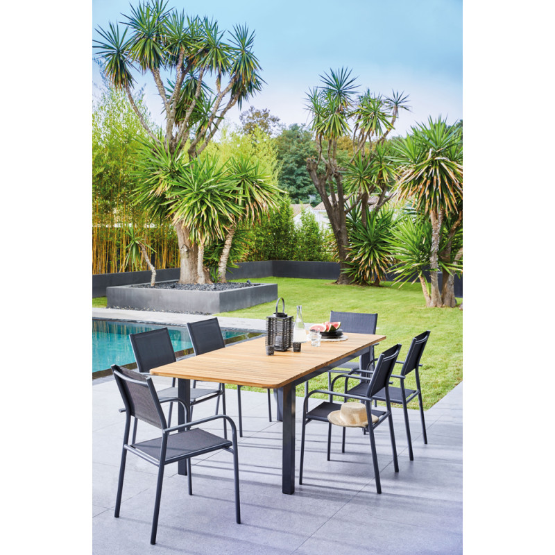 Table de jardin extensible Balito – Modulable et Design
 Table de jardin extensible Balito – Modulable et Design