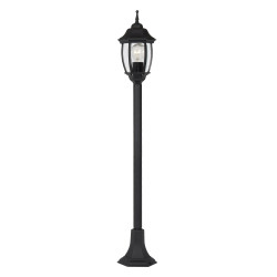 Potelet extérieur Tireno noir 110cm – Éclairage jardin | LUCIDE

