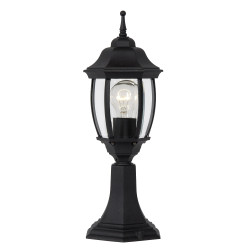 Borne extérieure Tireno noire 47 cm E27 60 W LUCIDE