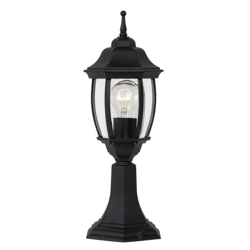 Borne extérieure Tireno noire 47 cm E27 60 W LUCIDE