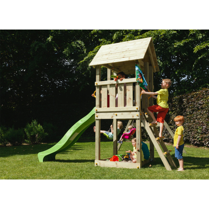 Portique en bois Blue Rabbit Kiosk - Tour de jeux | BNB WOOD