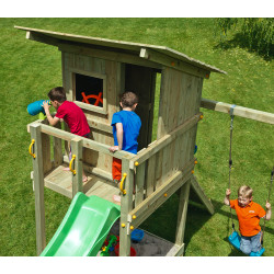 Portique en bois Blue Rabbit Beach Hut - Tour de jeux | BNB WOOD