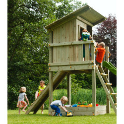 Portique en bois Blue Rabbit Beach Hut - Tour de jeux | BNB WOOD