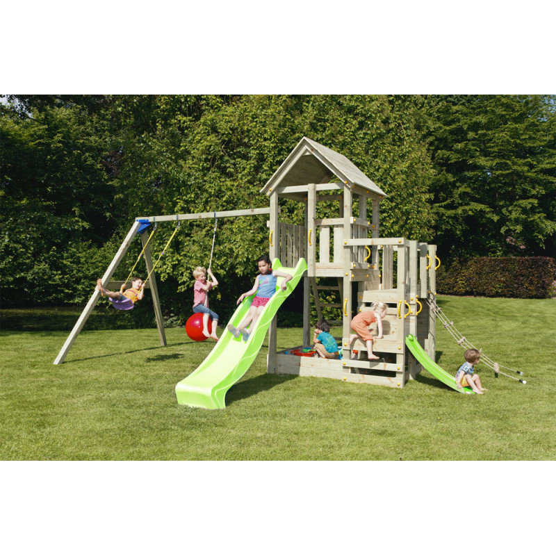 Portique en bois Blue Rabbit Penthouse - Tour de jeux | BNB WOOD