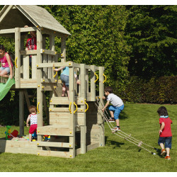 Portique en bois Blue Rabbit Penthouse - Tour de jeux | BNB WOOD