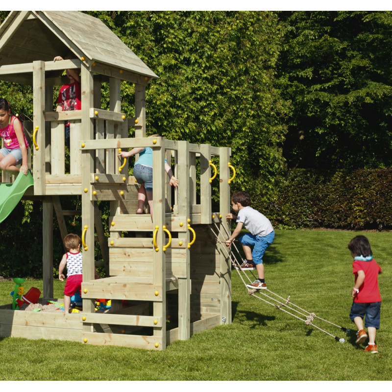 Portique en bois Blue Rabbit Penthouse - Tour de jeux | BNB WOOD