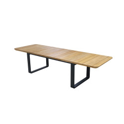 Table de jardin extensible 200-300 x 100 x 75 cm