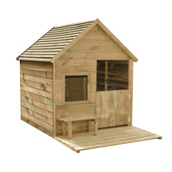 Cabane enfant Heidi SOULET 1,23x1,69x1,58m - Maisonnette | SOULET