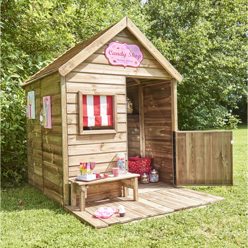 Cabane enfant Heidi SOULET 1,23x1,69x1,58m - Maisonnette | SOULET