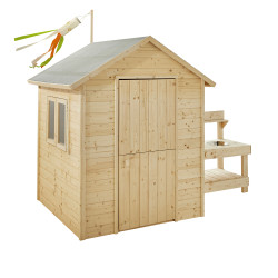 Cabane pour enfant Jasmine 2,21 x 1,27 x 1,62 m SOULET