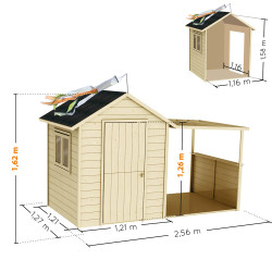 Cabane enfant Eugénie SOULET - Maisonnette de jardin | SOULET Cabane enfant Eugénie SOULET - Maisonnette de jardin | SOULET