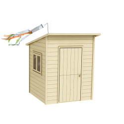 Cabane pour enfant Santa Monica 1,28 x 1,58 x 1,58 m SOULET