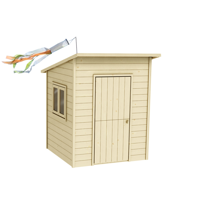 Cabane pour enfant Santa Monica 1,28 x 1,58 x 1,58 m SOULET