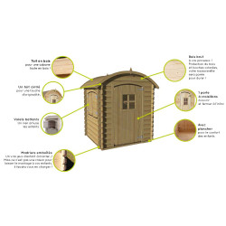 Cabane enfant Patty SOULET - Maisonnette 1,33m | SOULET