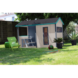 Cabane enfant Jazz SOULET 2,42m – Maisonnette pour jardin | SOULET