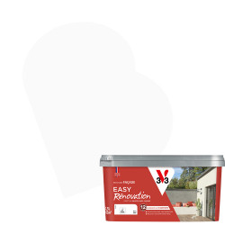 Peinture pour façade Easy Rénovation blanc mat 2,5 L V33 Peinture pour façade Easy Rénovation blanc mat 2,5 L V33