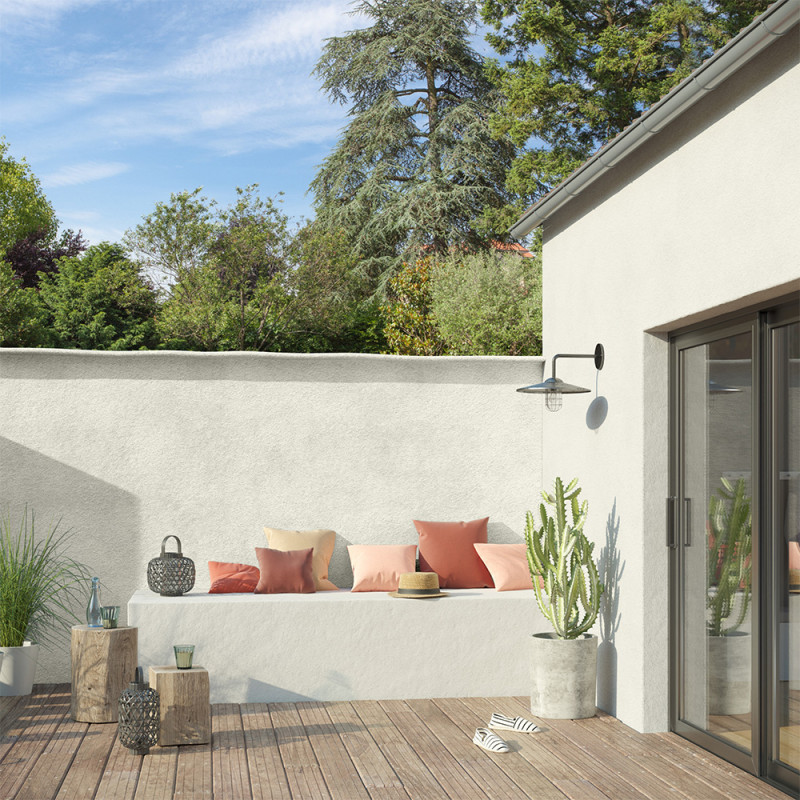 Peinture pour façade Easy Rénovation blanc mat 10 L V33 Peinture pour façade Easy Rénovation blanc mat 10 L V33