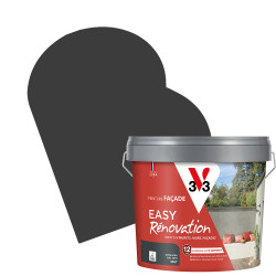 Peinture pour façade Easy Rénovation anthracite mat 10 L V33