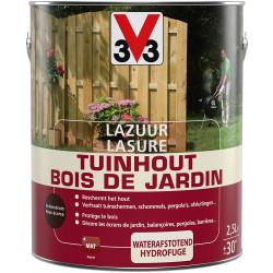 Lasure Bois de jardin brun écorce mat 2,5 L V33 Lasure Bois de jardin brun écorce mat 2,5 L V33