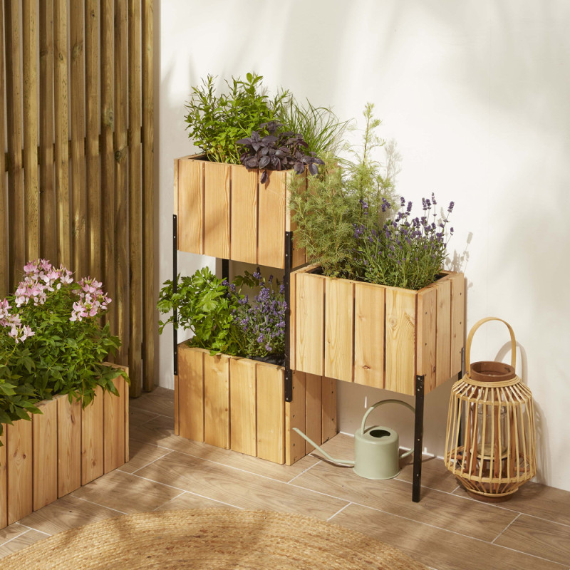 Bac à fleurs Acanta modulable – Design & Pratique | FOREST STYLE