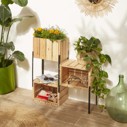 Bac à fleurs Acanta modulable – Design & Pratique | FOREST STYLE