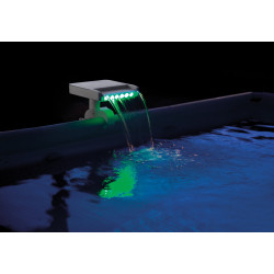 Cascade LED multicolore pour piscine INTEX