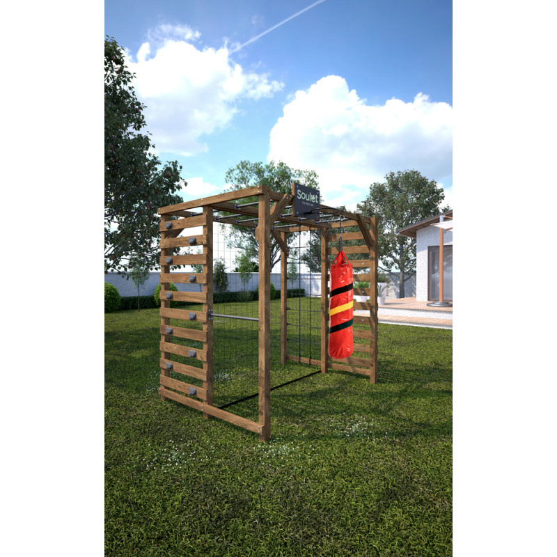 Tour de jeux en bois Odin - Portique pour enfants | SOULET Tour de jeux en bois Odin - Portique pour enfants | SOULET