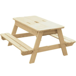 Table pique-nique enfant avec bac à sable – Jeux extérieurs