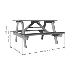 Table pique-nique enfant – Jeu & repas extérieur enfant | SOULET