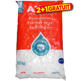 Pastilles de sel pour adoucisseurs d'eau 10 kg AXAL