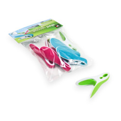 Pince à linge en plastique Smooth Pegs 6 pièces