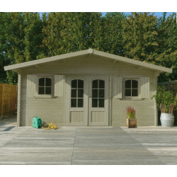 Abri de jardin bois Rognaix 40mm 5.68x5.08m | SOLID