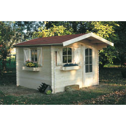 Abri de jardin en bois Servoz 40 mm 2,98 x 2,98 m | SOLID
