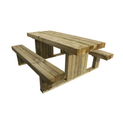 Table de pique-nique de jardin SOLID 180 cm – Repas en plein air | SOLID