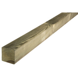Poteau bois pin traité autoclave 8.8x8.8x180cm – Clôture solide

