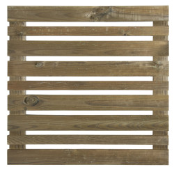 Dalle en bois SOLID 50x50x4cm – Robuste et Durable

