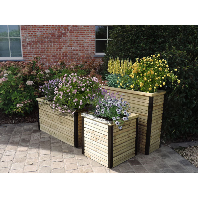 Bac à fleurs 80 x 40 x 80 cm SOLID