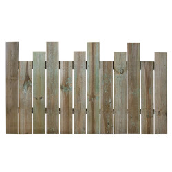 Clôture Fortress 180x100cm – Bois massif | SOLID