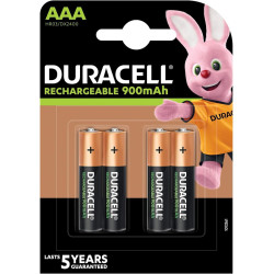Piles rechargeables AAA Ultra – Lot de 4 – Longue durée | DURACELL