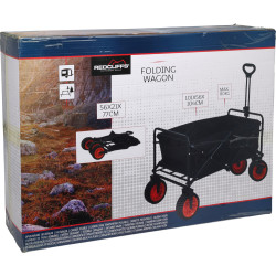 Chariot Pliable Noir – Transport Facile