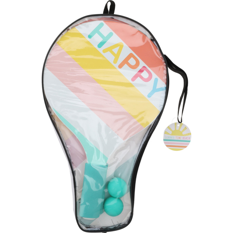 Set de raquettes de plage en bois – Amusez-vous au soleil
 Set de raquettes de plage en bois – Amusez-vous au soleil