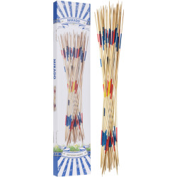Mikado XXL en bois 90 cm – jeu géant amusant