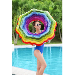 Bouée gonflable arc-en-ciel Ø 115 cm BESTWAY Bouée gonflable arc-en-ciel Ø 115 cm BESTWAY