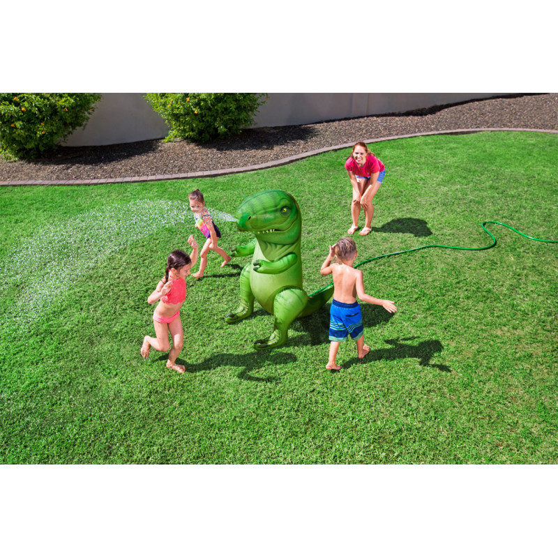 Dinosaure gonflable avec arroseur d'eau intégré 99 x 76 x 122 cm BESTWAY Dinosaure gonflable avec arroseur d'eau intégré 99 x 76 x 122 cm BESTWAY