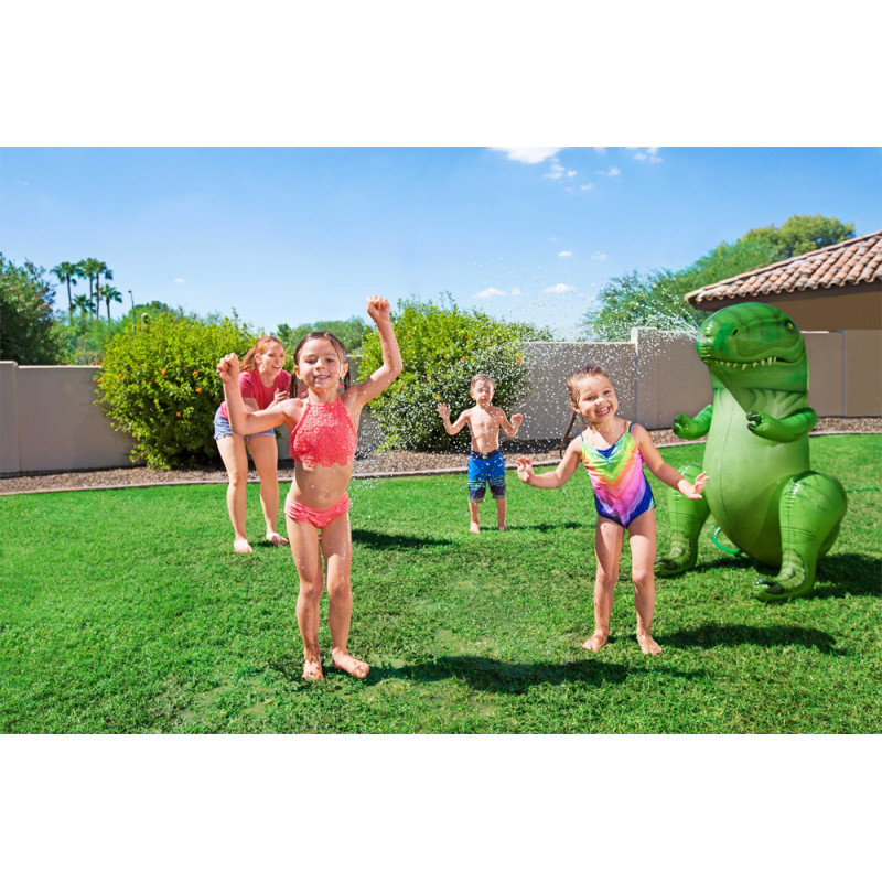 Dinosaure gonflable avec arroseur d'eau intégré 99 x 76 x 122 cm BESTWAY Dinosaure gonflable avec arroseur d'eau intégré 99 x 76 x 122 cm BESTWAY