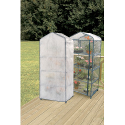 Serre de balcon Balcony 4 avec étagères 70 x 50 x 158 cm NORTENE
